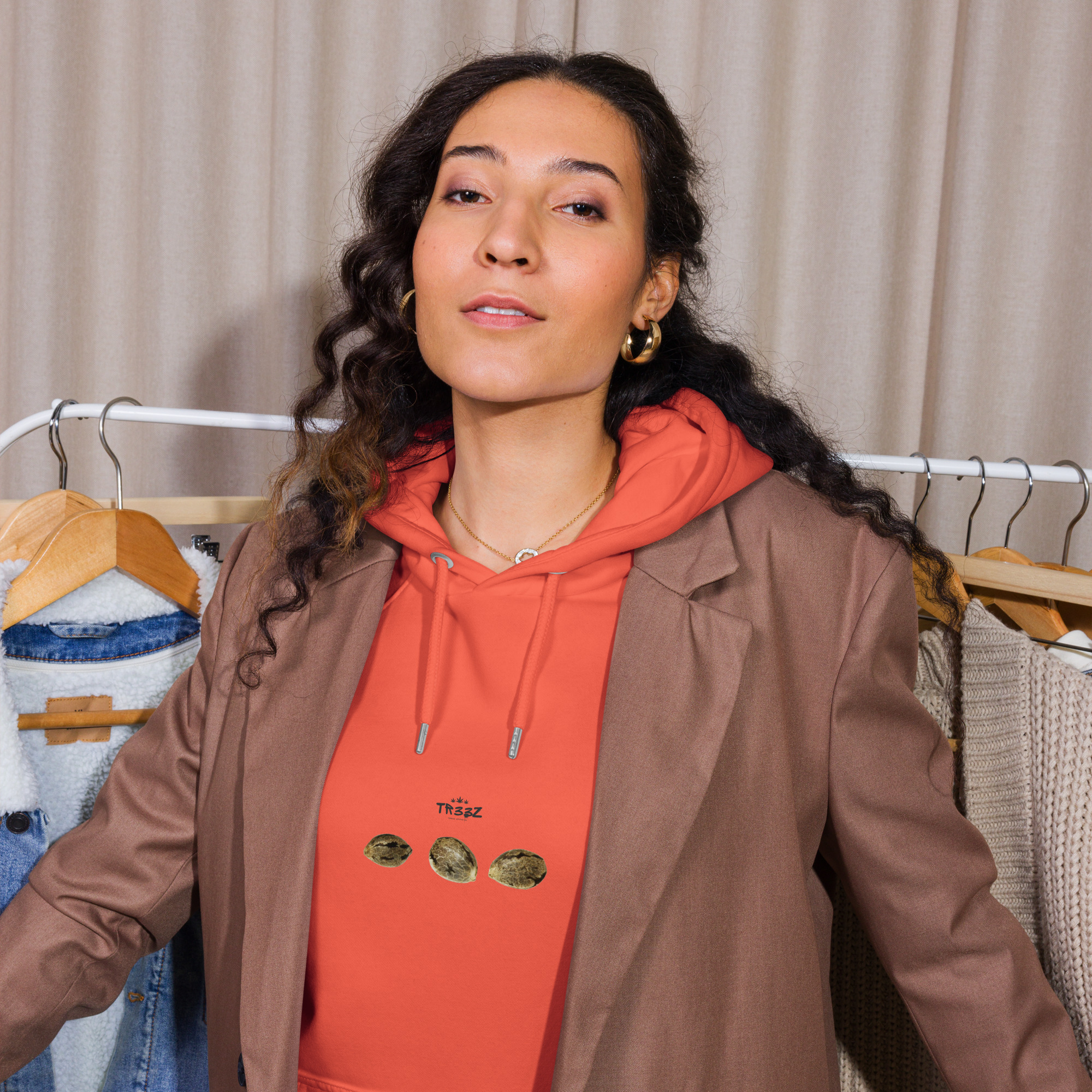 Unisex eco raglan hoodie - Image 2